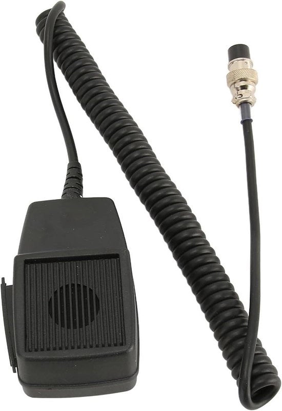 Microfono CB radio 4-pins con Sostituzione Premium - Audio 35 Mm - Connesione Portatile - Barriera di Sicurezza per Ristoranti