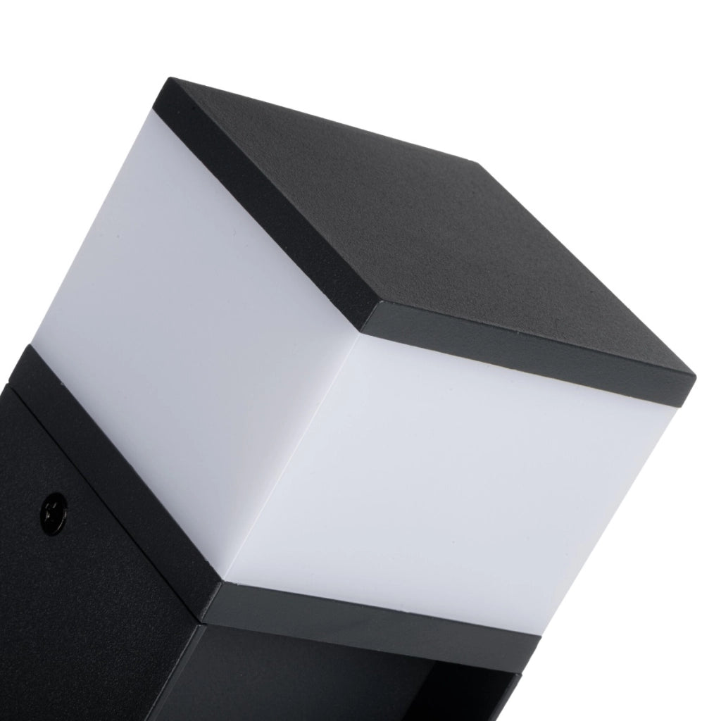 Applique esterno quadrato 16cm nero G9 11W IP44 Kanlux