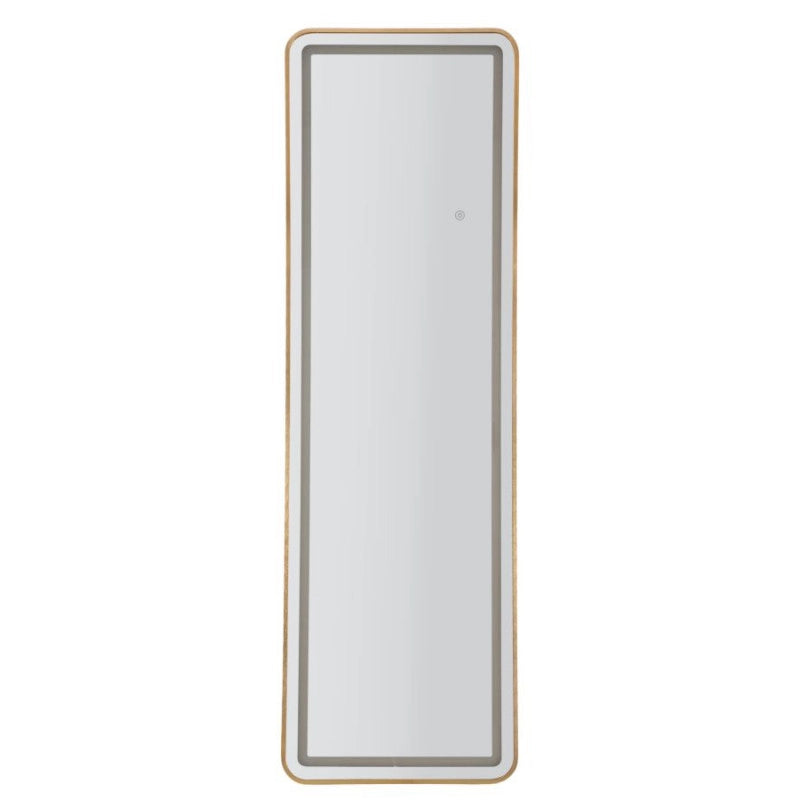 Specchio Da Terra Led Simple Rettangolare cm 50x3-38x160 (luce Con 3 Temperature Di Colore)