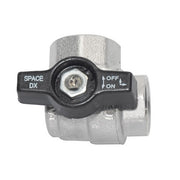 VALVOLA A SFERA ANGOLO FF C/FARFALLA NERA- 1/2  DN 15- EFFEB- pezzi 1