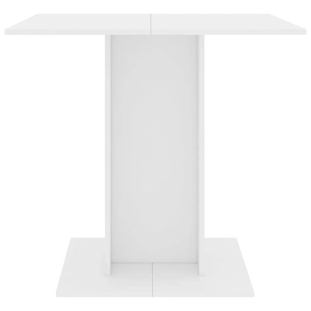 Tavolo da Pranzo | Tavolo da cucina Bianco 80x80x75 cm in Legno Multistrato