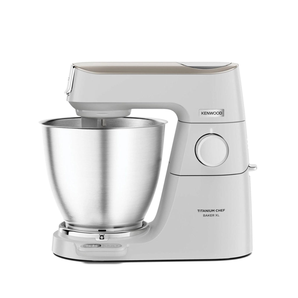 Kenwood KVL65.001WH Titanium Chef Baker XL Lite Impastatrice Planetaria 1200W ciotola 7L bilancia integrata 6 velocita' colore Bianco