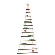 Albero di Natale sospeso con stella superiore 86x180 cm Ramo naturale 4101012