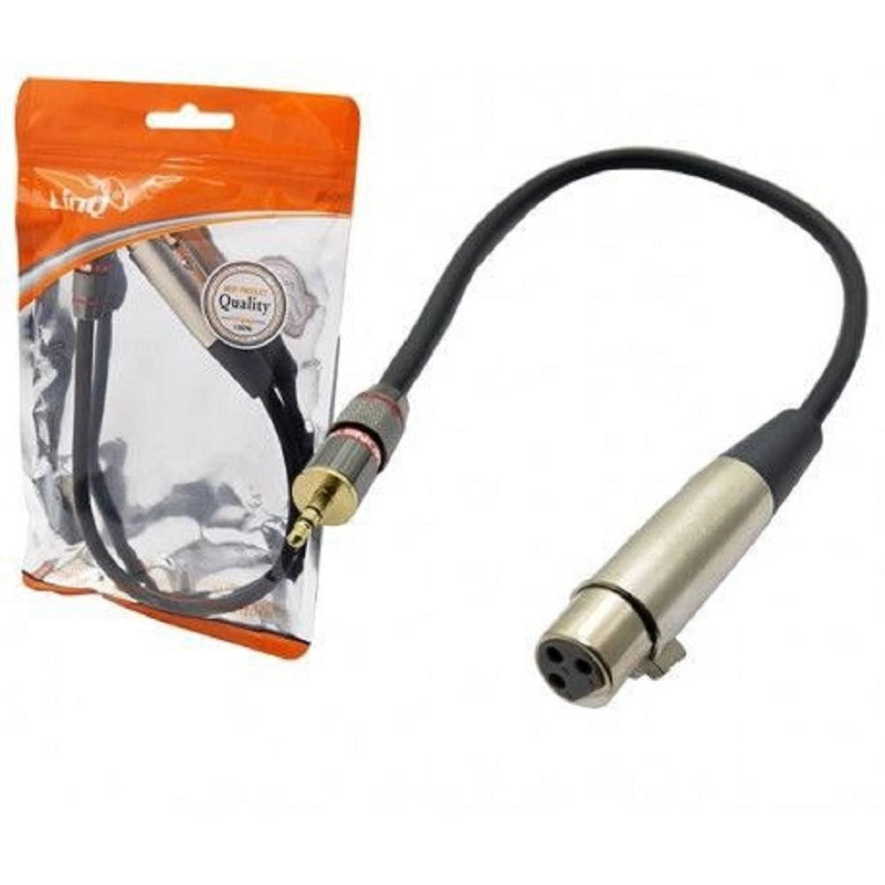 Trade Shop - Cavo Adattatore Audio Da Jack 3,5 Mm Maschio A Xlr Femmina Per Microfono Kl-9242 -