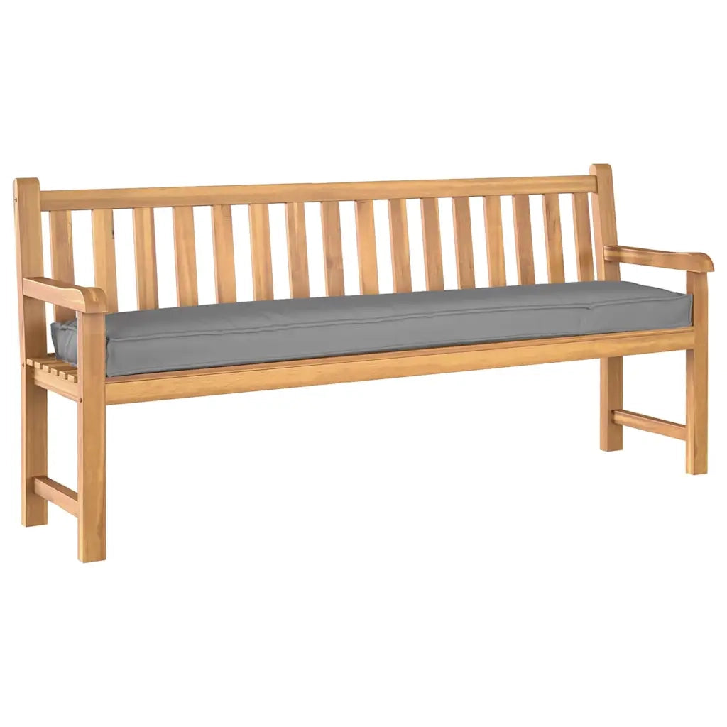 Cuscino per pallet Grigio 180 x 40 x 8 cm Tessuto Oxford 42001669