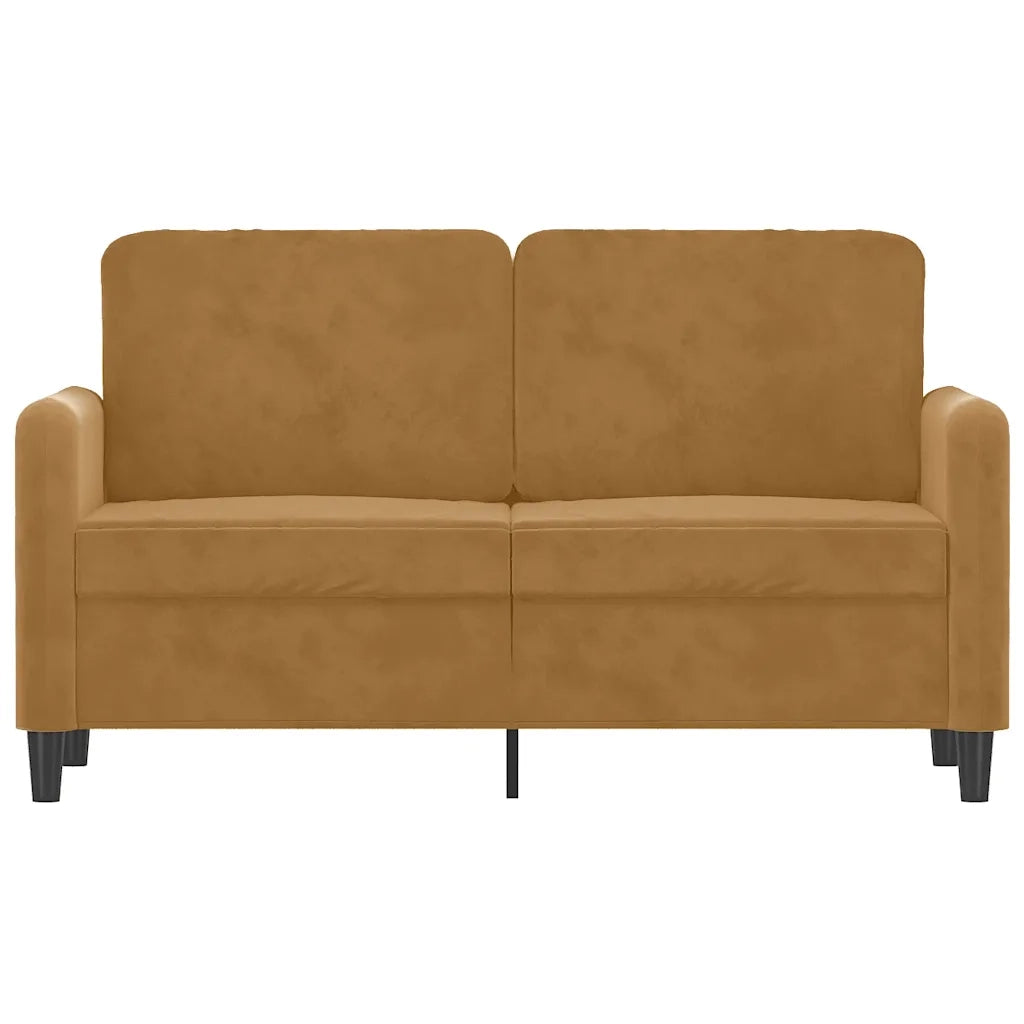 Divano a 2 Posti-Sofa 2 Posti marrone 120 cm in Velluto 677203