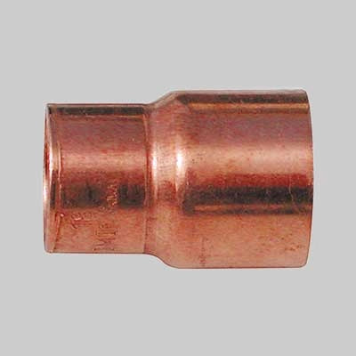 MANICOTTO RAME RIDOTTO A SALDARE MASCHIO/FEMMINA  22 x 14     MADE IN ITALY