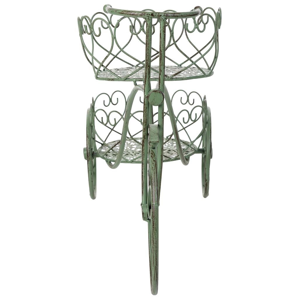 Portavaso verde, 67x21x38h cm