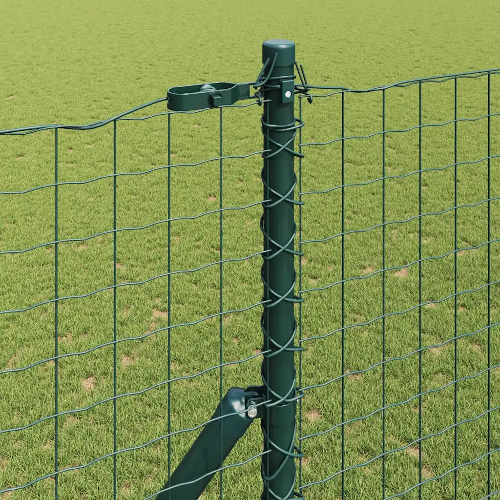 Palo della recinzione 26 pcs Verde 3,2 x 3,2 x 210 cm