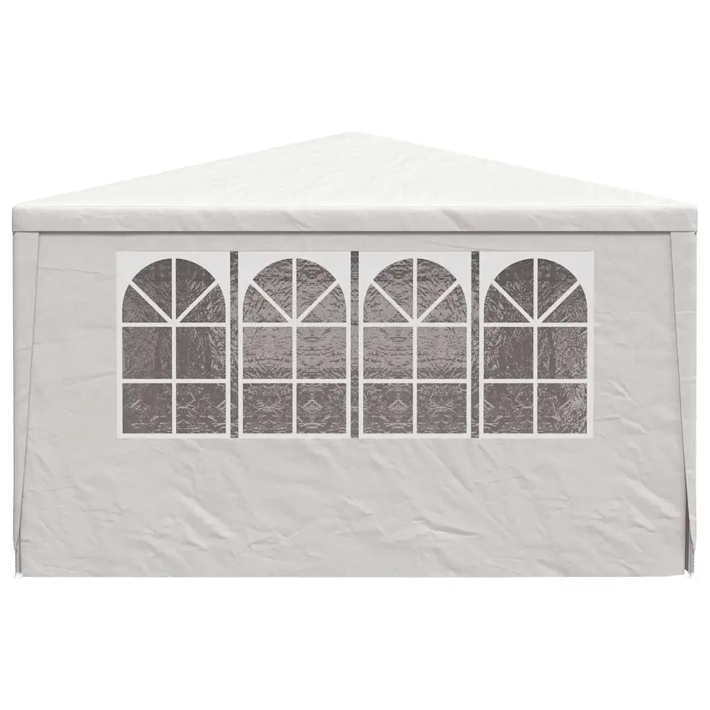 Gazebo | Pergolato Professionale con Pareti 4x9 m Bianco 90 g/m2