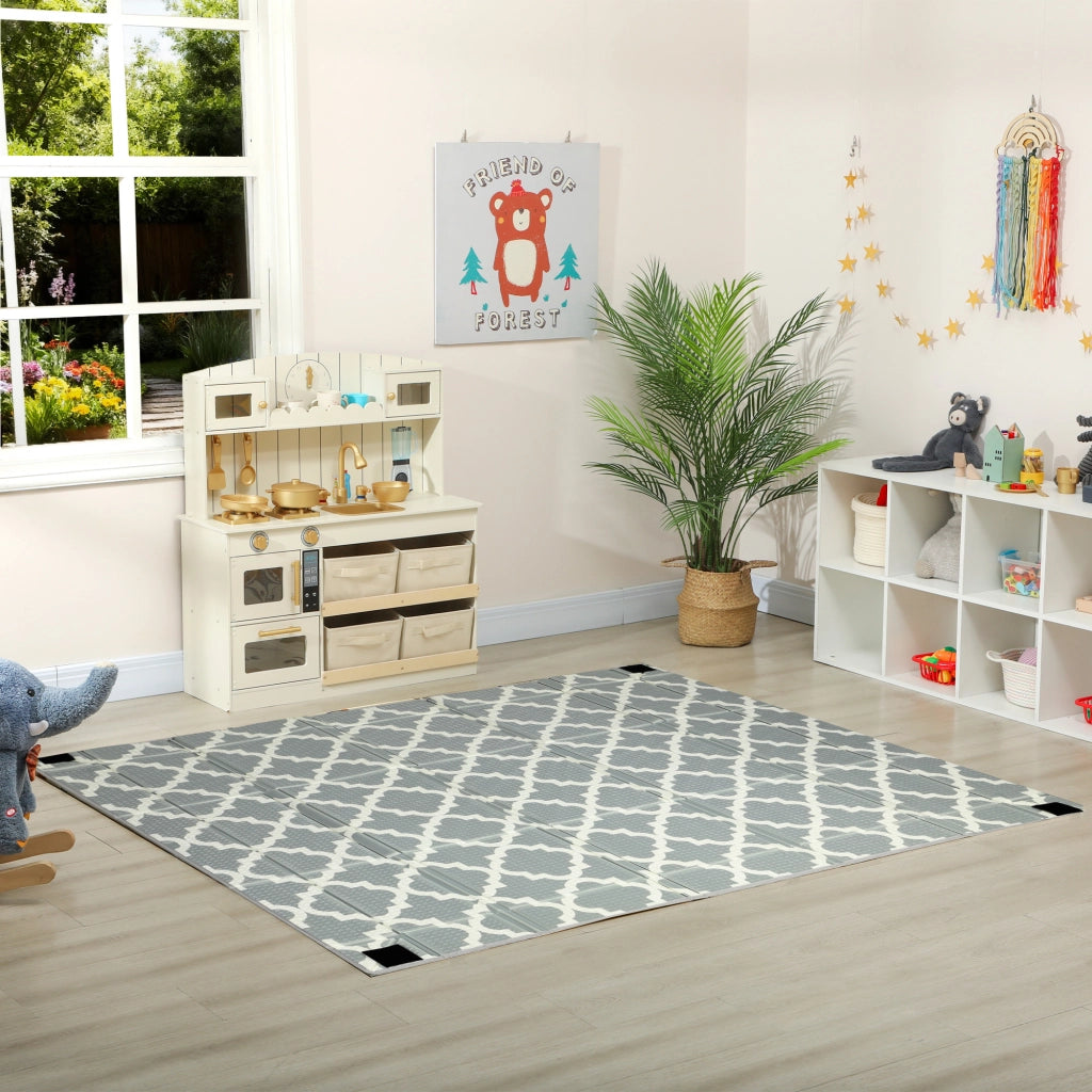 Tappeto da gioco per bambini ¨C Minimal ¨C 202x180.5x1 cm multicolore