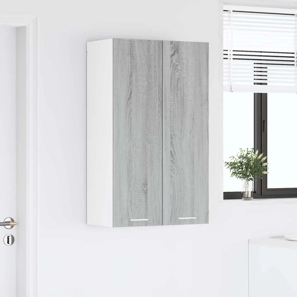 Armadio pensile con porta Grigio Sonoma 60 x 31 x 100 cm 884359
