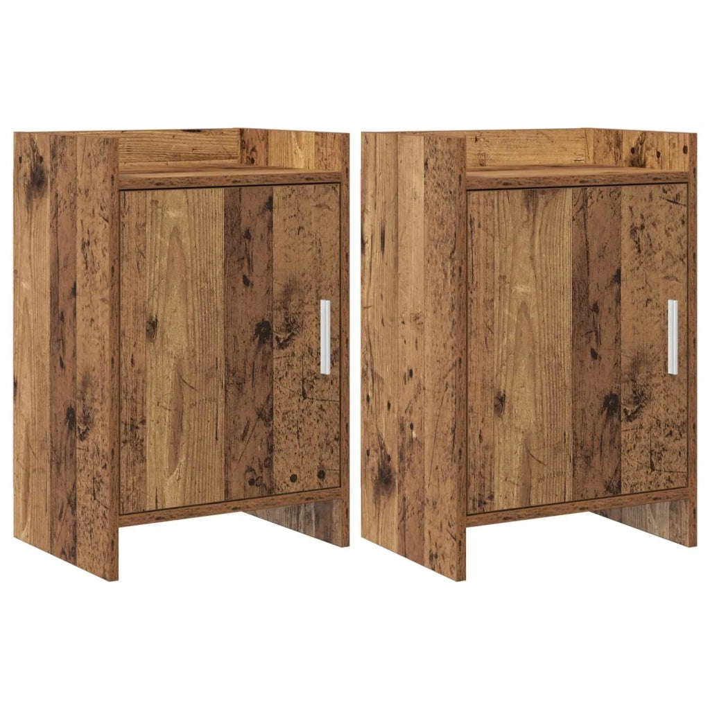 Comodini 2 pcs Legno antico 40 x 30 x 60 cm 8011024