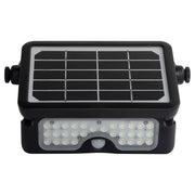 Faro solare LED 5W 500lm 4000K sensore IP65 EKO9082