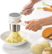 Stamper per Patate e Verdure in Acciaio Inossidabile - Bianco Grigio