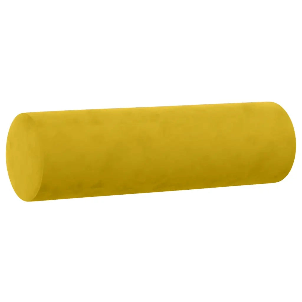 Divano a 2 Posti con Cuscini-Sofa 2 Posti con Cuscini Giallo 140 cm in Velluto 961196