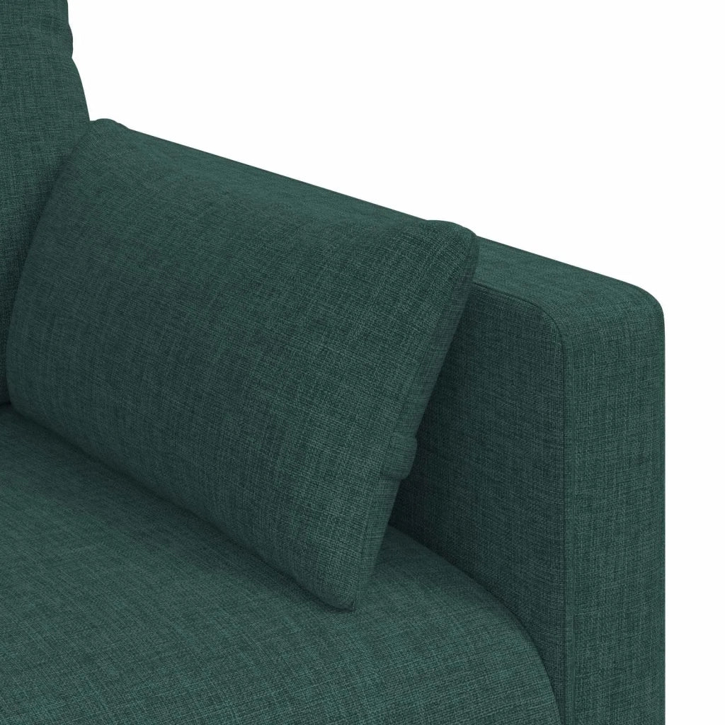 Divano Verde Scuro 139 x 78 x 80 cm Tessuto