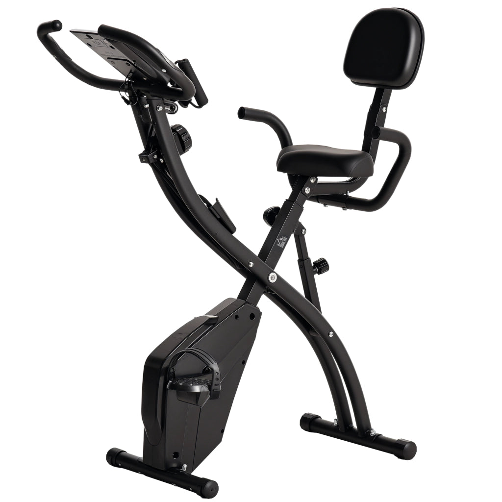 Bicicletta Ellittica 2 in 1 ¨C Minimal ¨C LCD, Pulsossimetro, Regolabile, Pieghevole