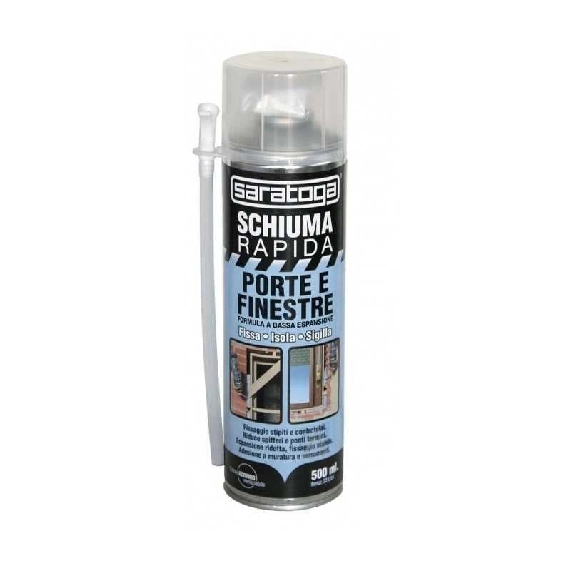 SCHIUMA PER MONTAGGIO PORTE E FINESTRE RAPIDO 500ML