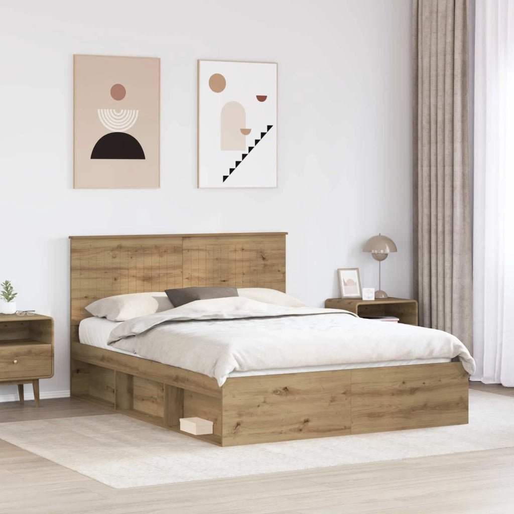 Struttura del letto Rovere Artigianale 150 x 200 cm 3411000