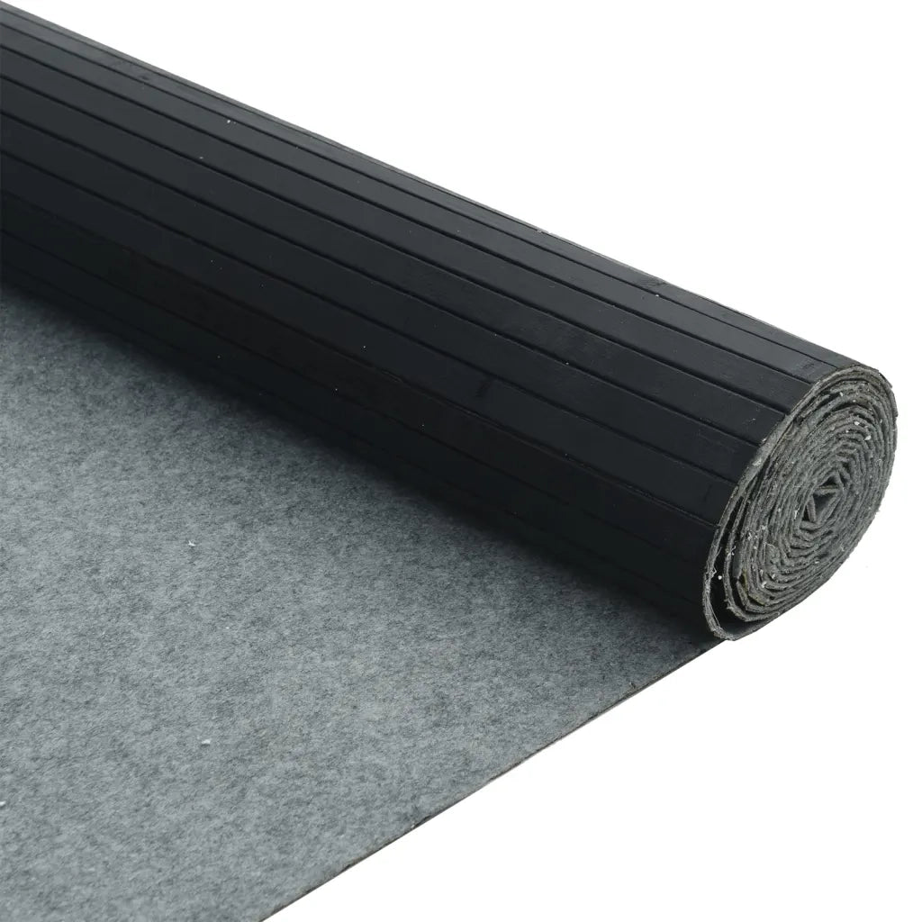 Divisorio Ambienti Nero Larghezza 250 cm Altezza 165 cm in Bambù 376990