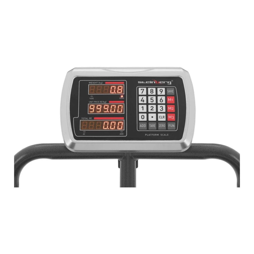 Bilancia a piattaforma professionale industriale mobile - 600 kg / 100 g - Display LED 14_0000651