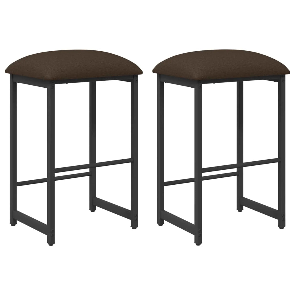 Sgabello da bar 2 pz Tortora 40 x 32 x 64 cm 8006214