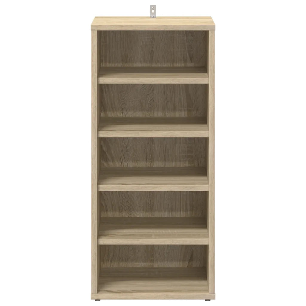 Scarpiera-Scaffale per scarpe Rovere Sonoma 31,5x35x70 cm in Truciolato