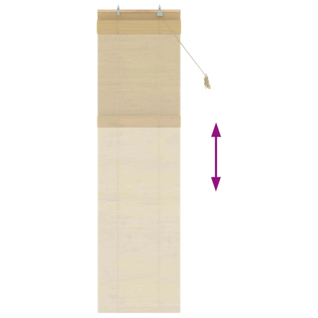 Tenda a rullo Naturale 60 x 220 cm Bambù 42040574