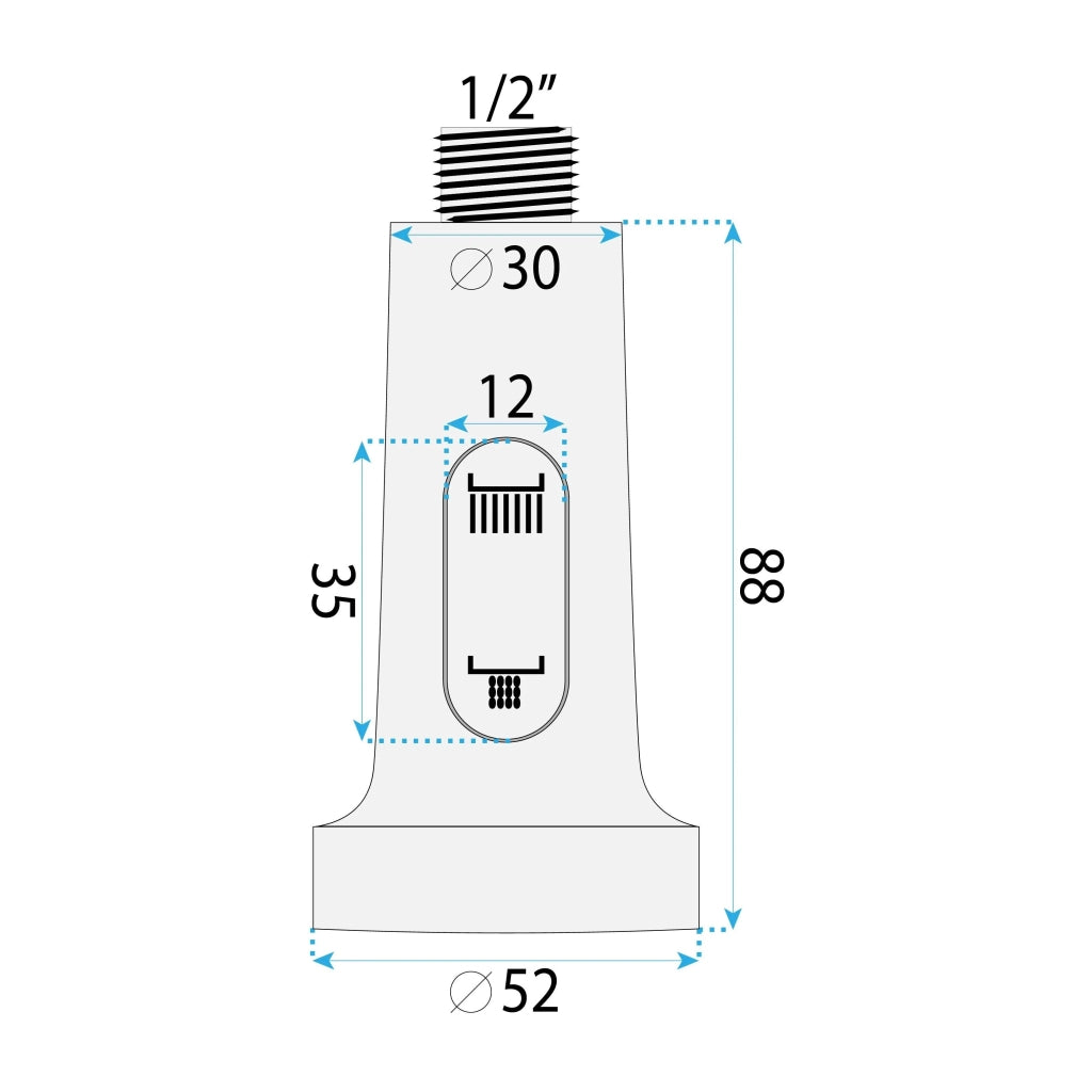 Punta Con Aeratore Per Rubinetto Da Cucina Rea Colin Black
