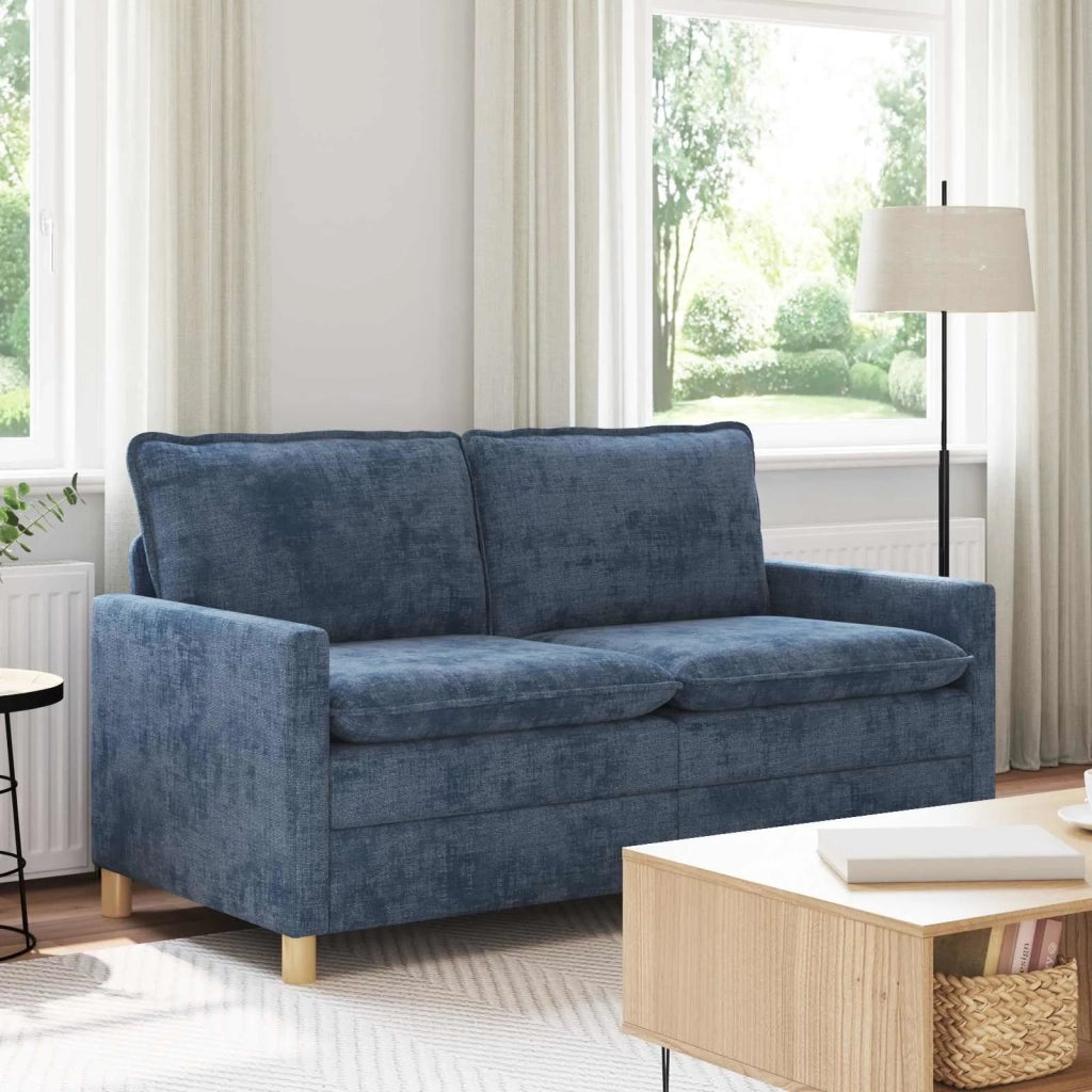 Divano Blu 156 x 81 x 87,5 cm Poliestere 42028865