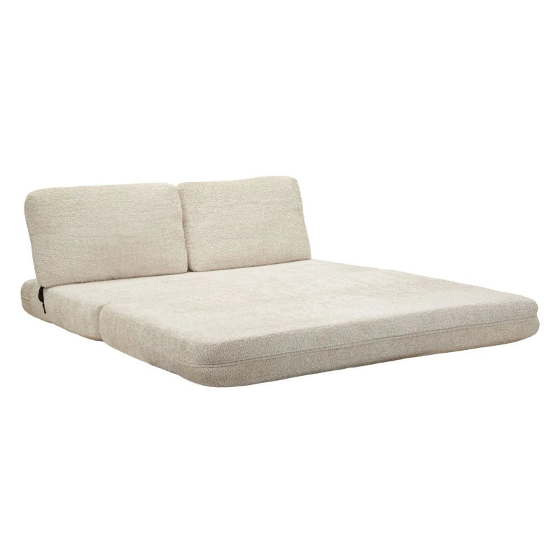 Divano/letto Faster Bianco cm 150x100x80 (compresso-misura Letto Cm213x150x18)