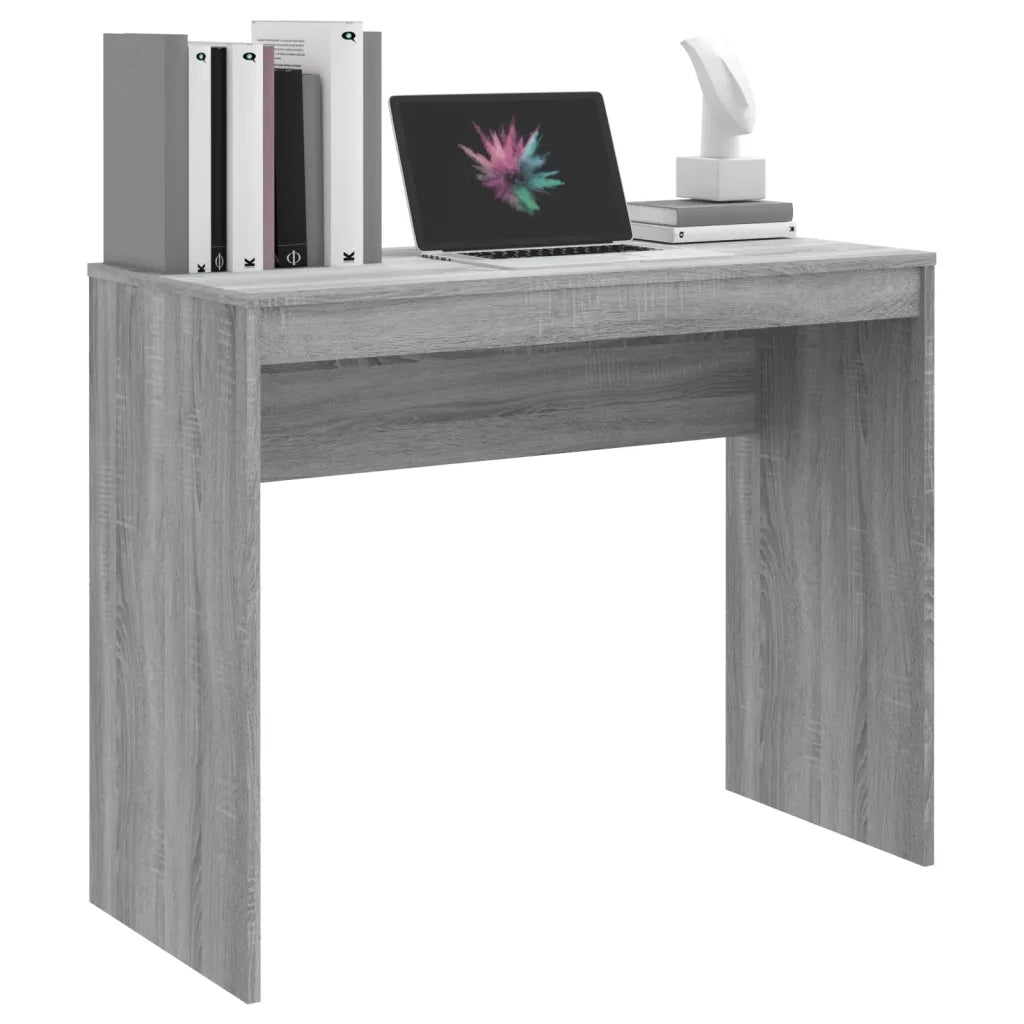 Scrivania Grigio Sonoma 90x40x72 cm in Legno Multistrato 815304