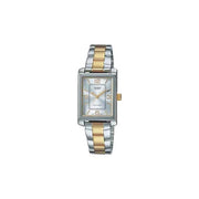 Orologio casio ltp 1234psg 7aeg silver e gold