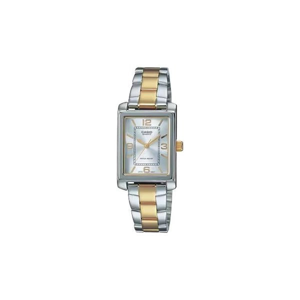 Orologio casio ltp 1234psg 7aeg silver e gold