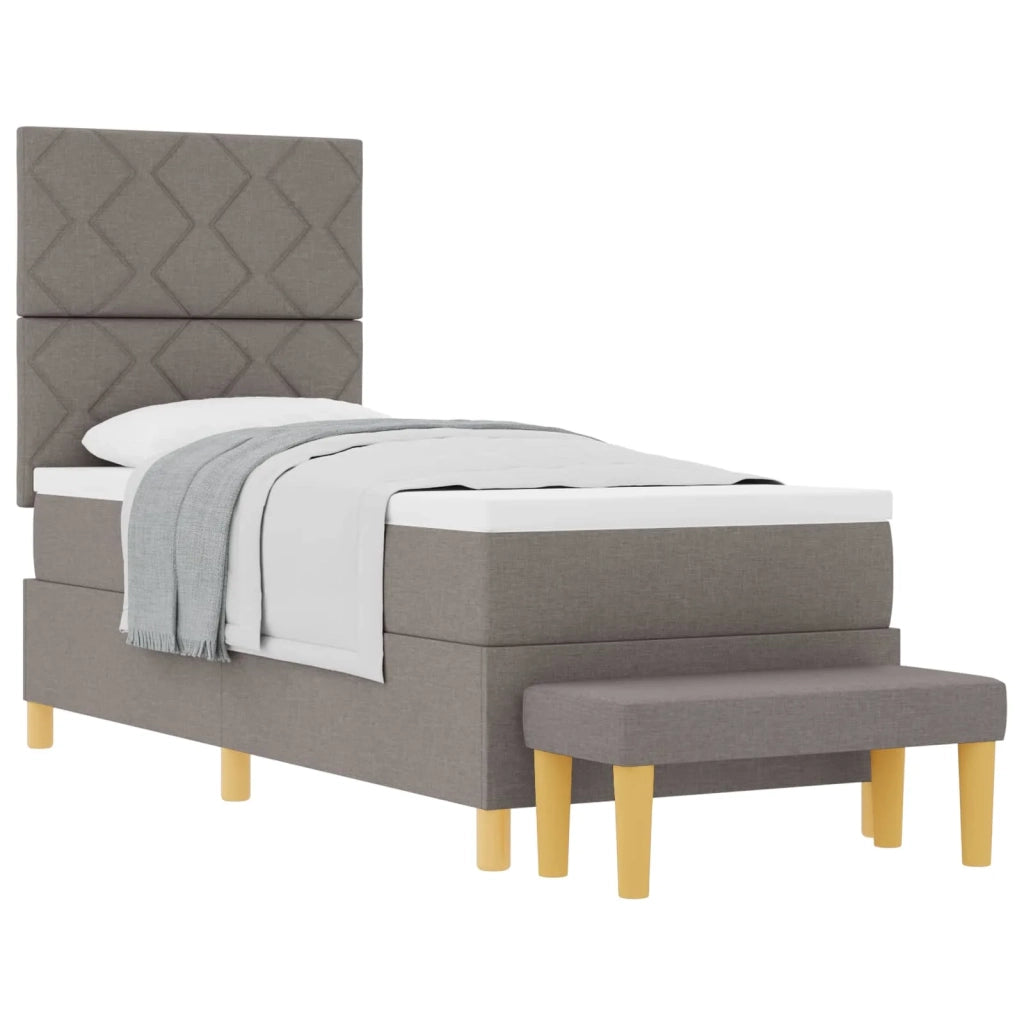 Letto a molle con testiera Talpa 200 x 80 cm Tessuto 3344335