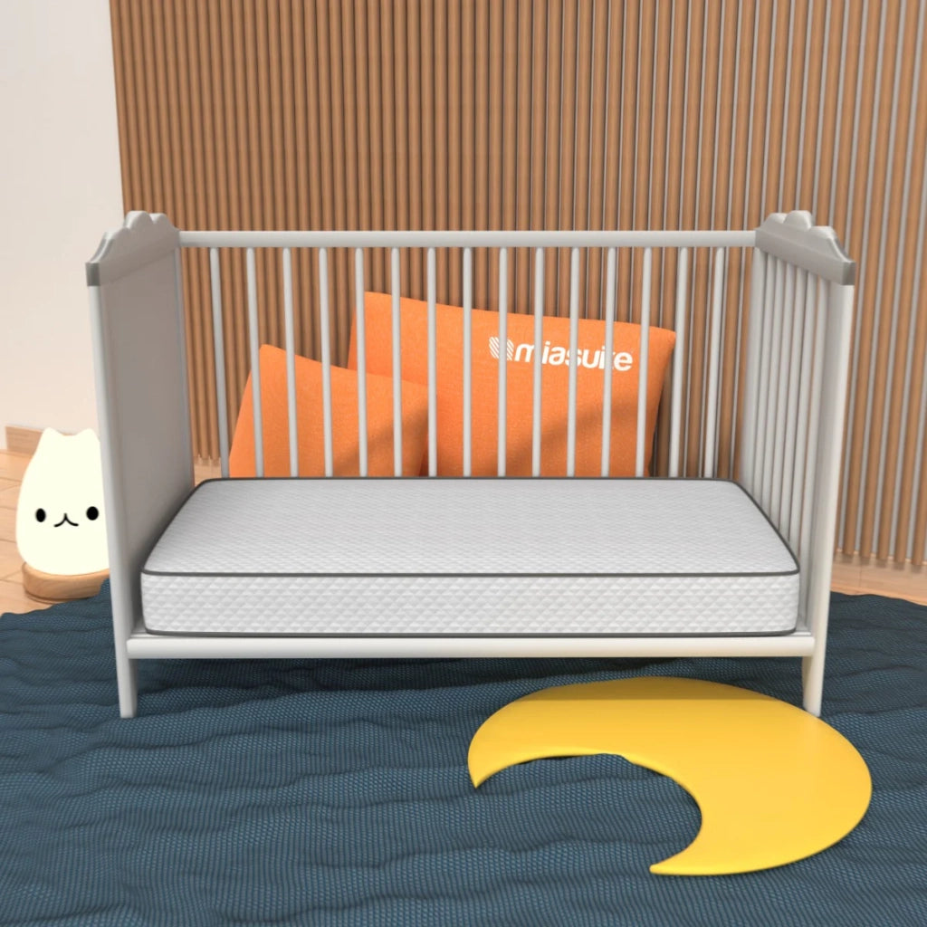 Materasso per Culla 60x125, alto 14 cm - Waterfoam, Anallergico, Antiacaro | Primavera Baby
