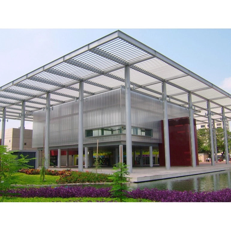 Lastra policarbonato alveolare spessore 10 mm 200 x 98 cm Trasparente