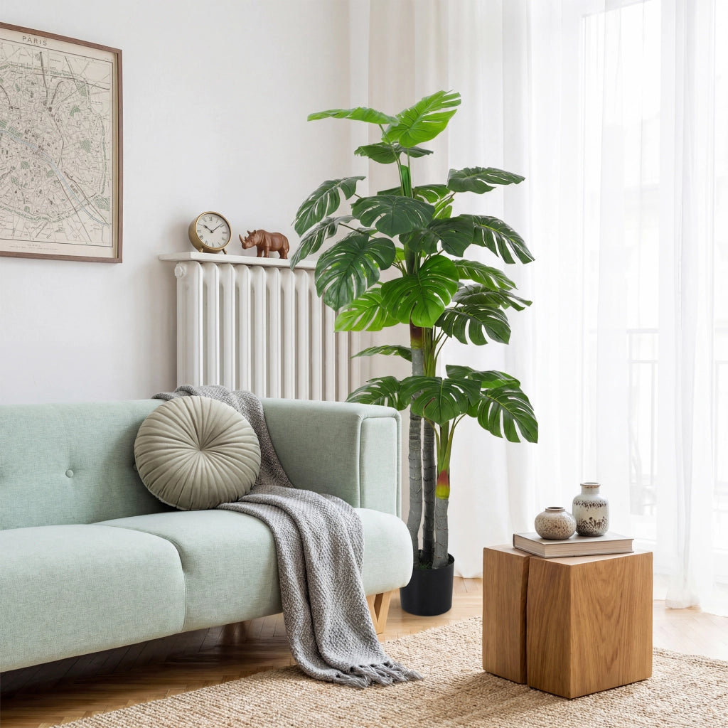 Pianta Artificiale Monstera ¨C Xylo ¨C H.1,5 m con Vaso