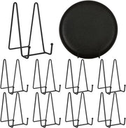 Bordiere in metallo da 10 pezzi - Standa per libri e foto - 15,2 cm di altezza