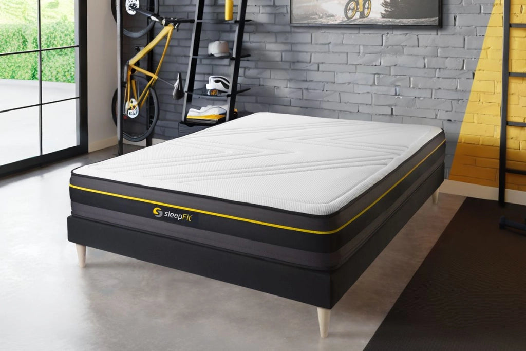 Kit rete e materasso ACTIVE 135x190cm - Spessore : 24cm - memory foam - rigido