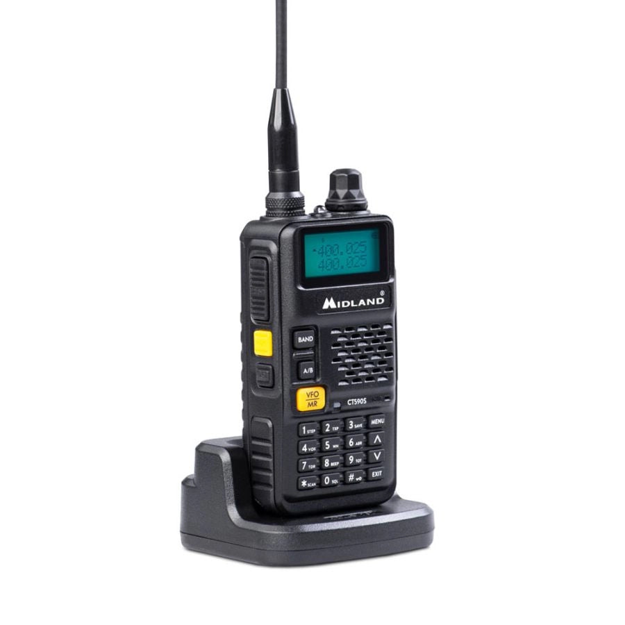 Midland CT590 S Radio Amatoriale Dual Band VHF/UHF 5W 128 Canali VOX FM