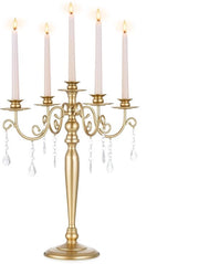 Candelabro elegante a 5 bracci - Ideale per matrimoni e feste