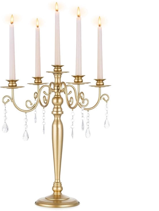 Candelabro elegante a 5 bracci - Ideale per matrimoni e feste