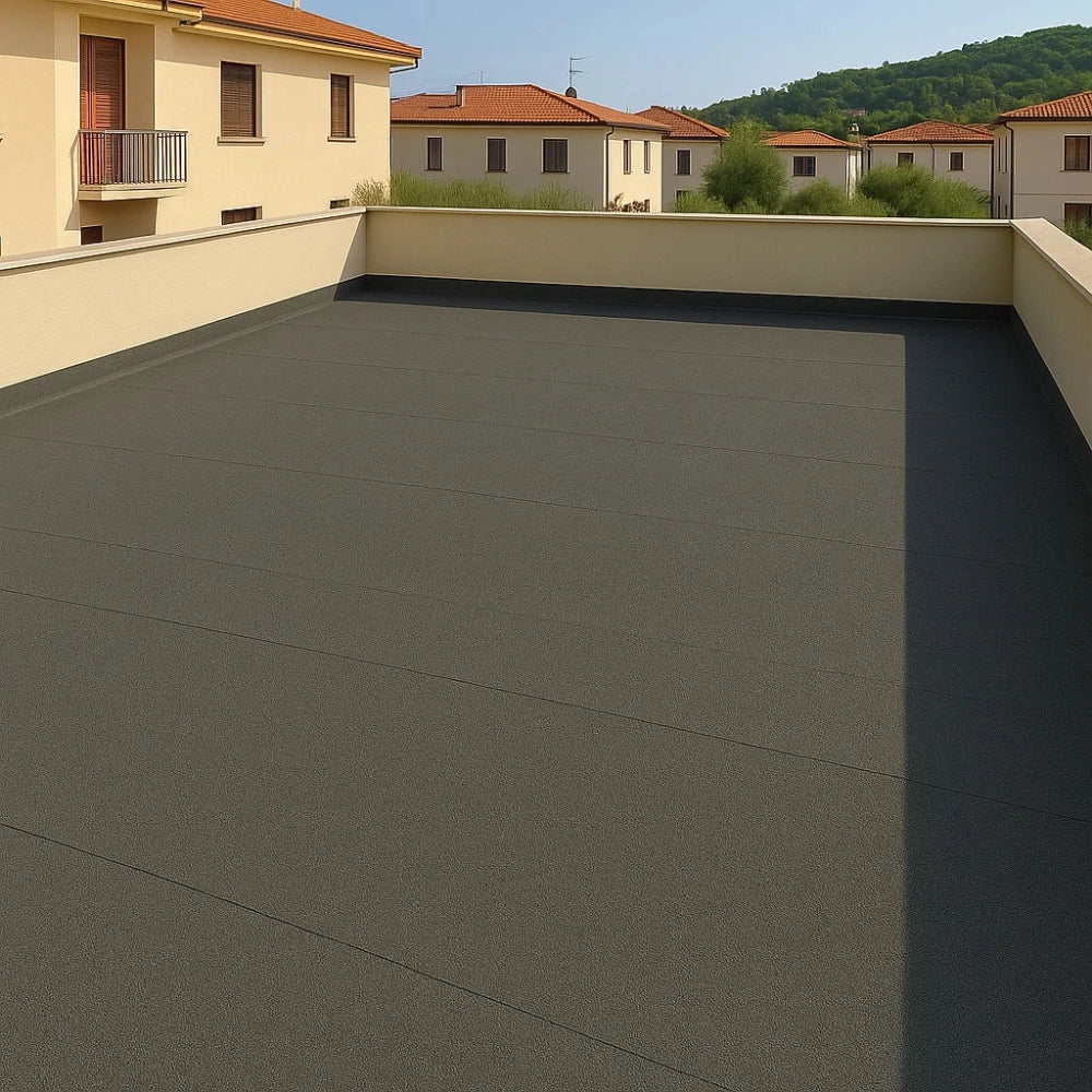 Guaina ardesiata grigia casasciutta impermeabilizzazione terrazze 5 rotoli 1x10 m