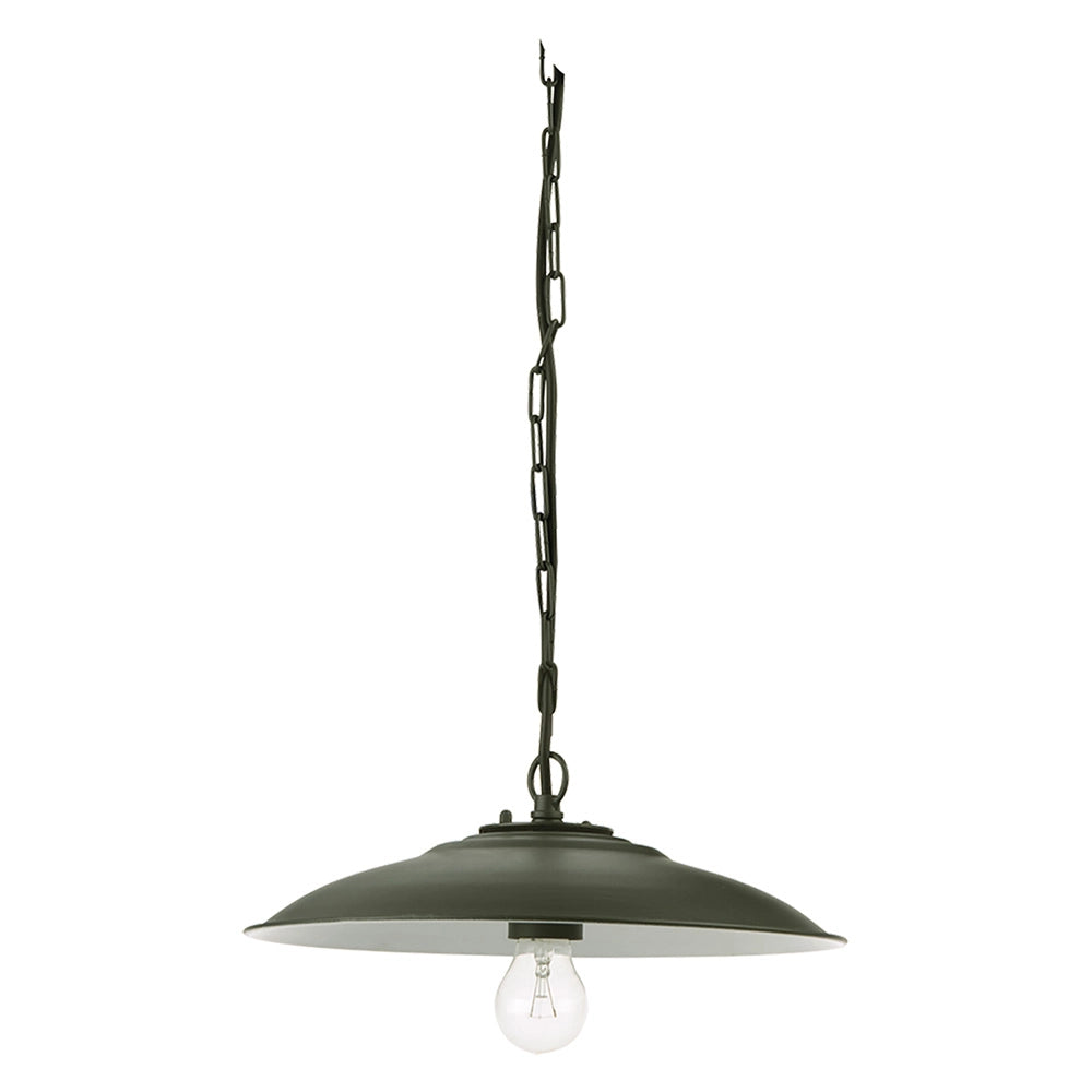 1pz applique a sospensione con catena 'antique' 25 w - cm 30 x 7 x 11 grigio cod:ferx.8042630nlm
