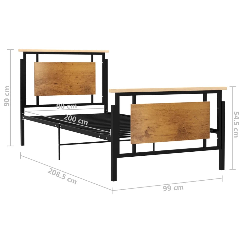 Giroletto-Struttura Letto in Metallo 90x200 cm