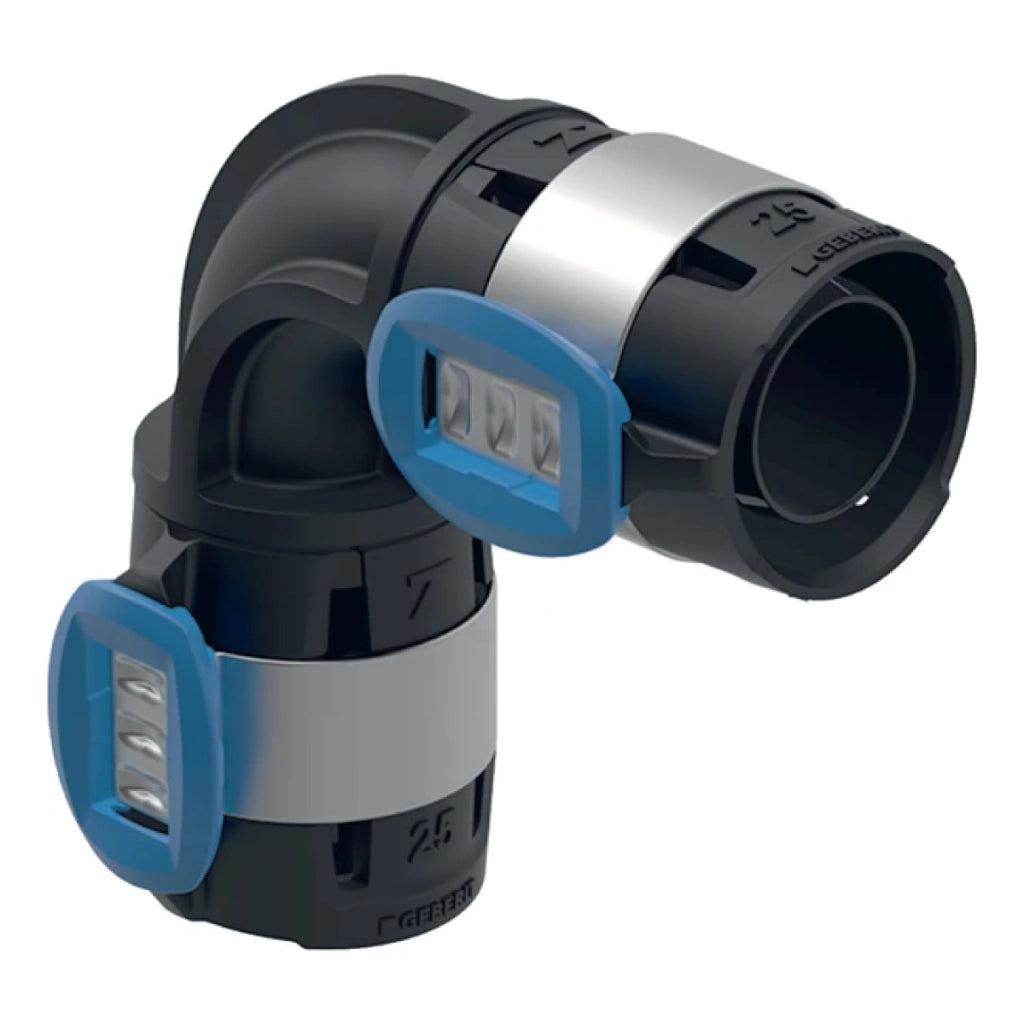 CURVA 90  ° FLOWFIT PER MULTISTRATO A PRESSARE  EE ¸20 MM   GEBERIT