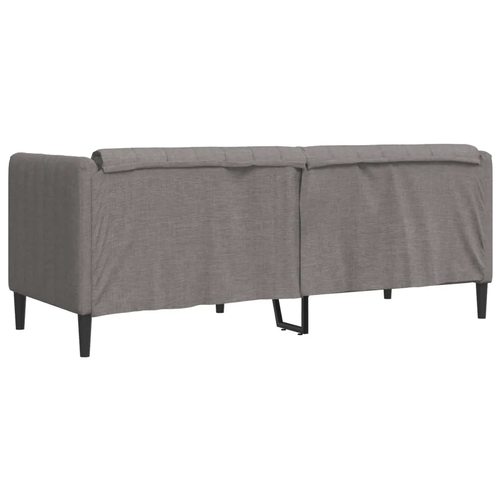 Divano a 2 Posti-Sofa 2 Posti Grigio Talpa in Tessuto 264411