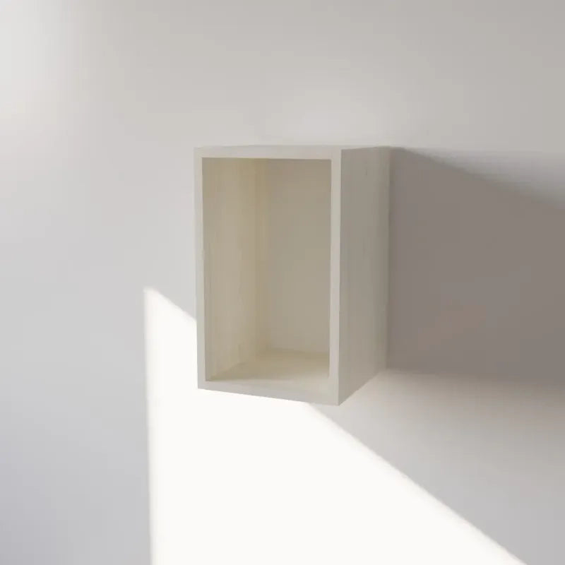 Pensile Cucina in Legno Nobilitato Larice Bianco Mobile Alto con 1 Anta, Pensile Componibile Moderno Made in Italy (H48XL30XP33cm)